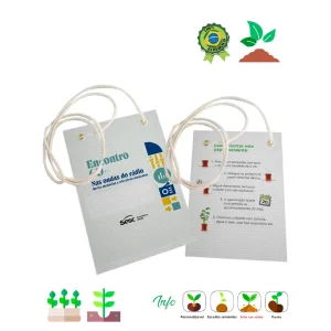 Crachá papel semente 057