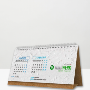 Calendário Eco Papel semente 513