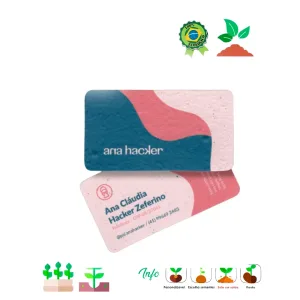 Papel Semente 5x9 Borda arredondada 1030