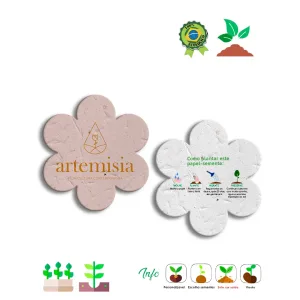 Papel semente Flor 754